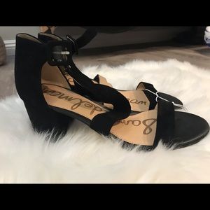 Sam Edelman strappy block heel size 10